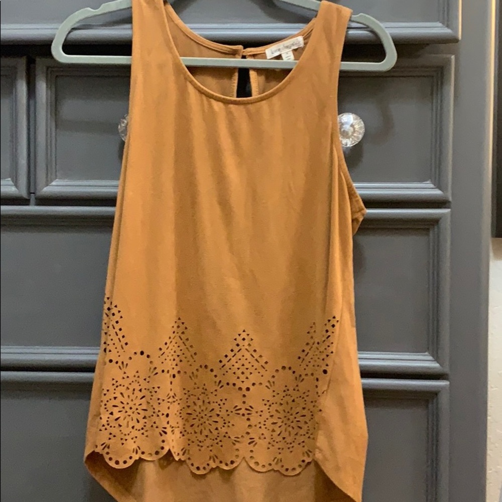 Suede tank